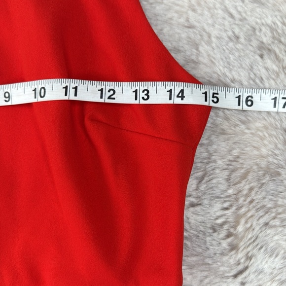 HELLO MOLLY Backstage Passes One
Shoulder Ruffled Dress Bright Red, Size 6 - Picture 7 of 12